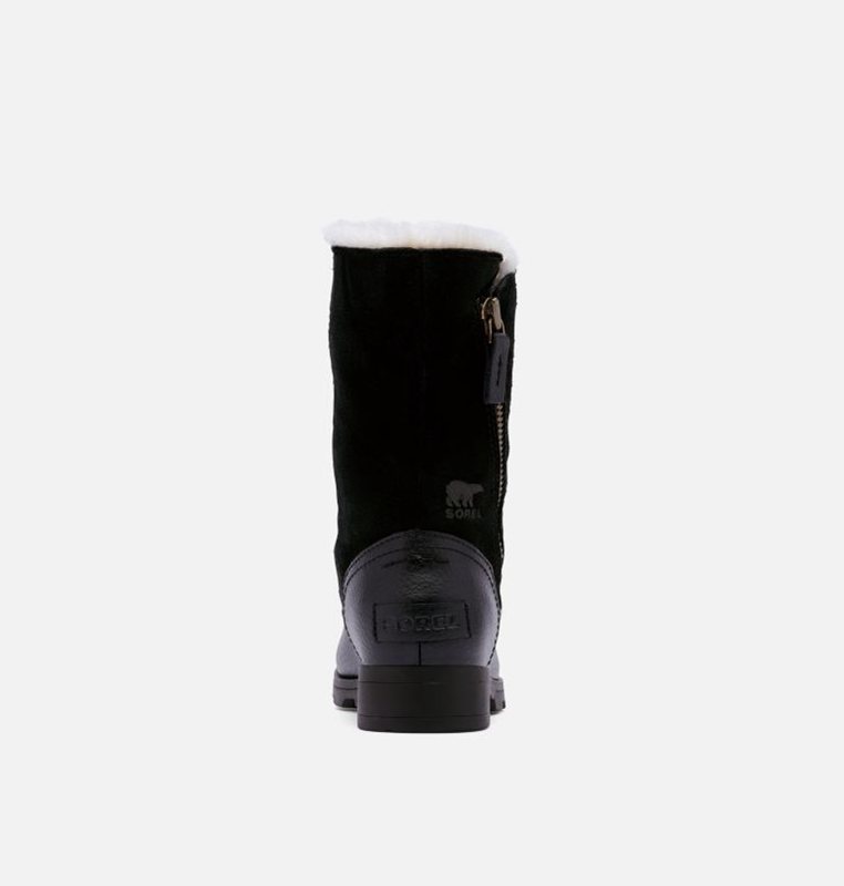 Botas Nieve Sorel Niños - Big Emelie™ Fold-Over Negras - 65073-SCHX